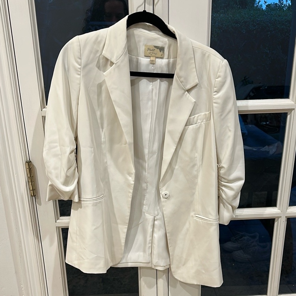 Elizabeth and James Cream Blazer